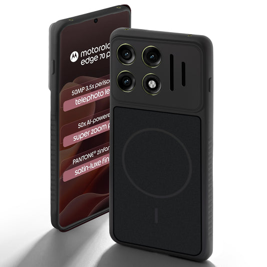 Dual Tone Silicone Grip Back Cover with Camera Protection for Motorola Moto Edge 70 Pro Plus 5G