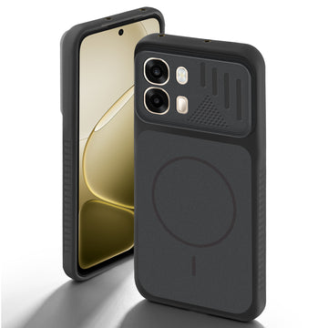Dual Tone Silicone Grip Back Cover with Camera Protection for Oppo A6 Pro 5G