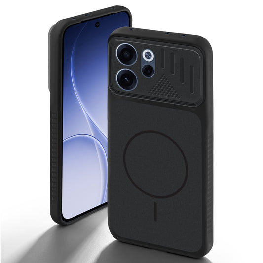 Dual Tone Silicone Grip Back Cover with Camera Protection for Oppo Reno 15C 5G