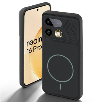 Dual Tone Silicone Grip Back Cover with Camera Protection for Realme 16 Pro 5G