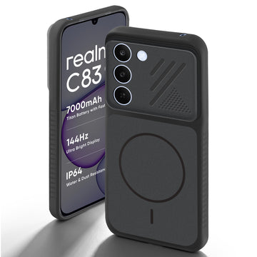 Dual Tone Silicone Grip Back Cover with Camera Protection for Realme C83 5G