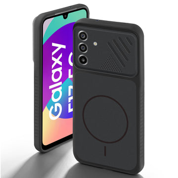 Dual Tone Silicone Grip Back Cover with Camera Protection for Samsung F17 5G