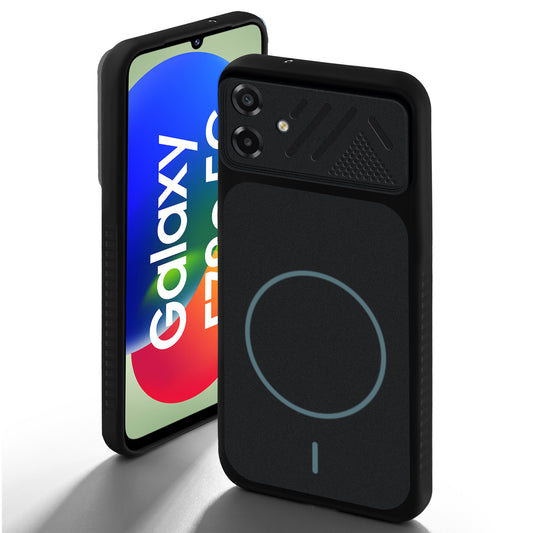 Dual Tone Silicone Grip Back Cover with Camera Protection for Samsung F70e 5G