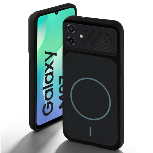 Dual Tone Silicone Grip Back Cover with Camera Protection for Samsung M07