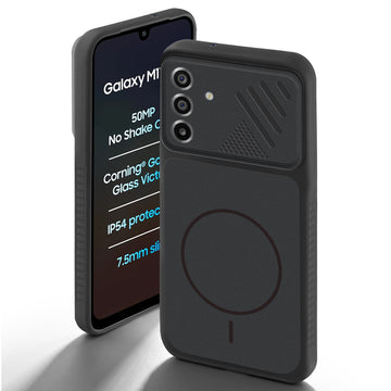 Dual Tone Silicone Grip Back Cover with Camera Protection for Samsung M17 5G