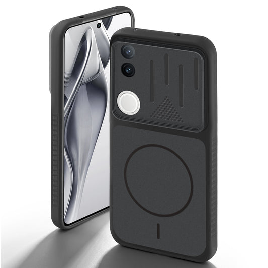 Dual Tone Silicone Grip Back Cover with Camera Protection for Vivo V50e 5G
