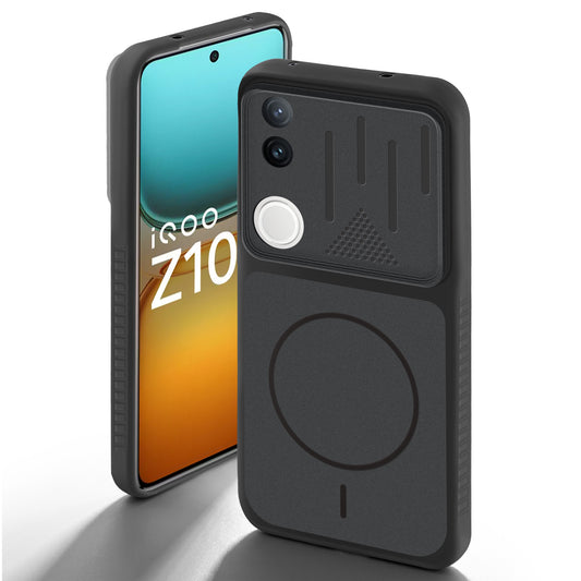 Dual Tone Silicone Grip Back Cover with Camera Protection for iQOO Z10R 5G