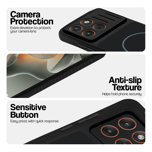 Dual Tone Silicone Grip Back Cover with Camera Protection for Motorola Moto Edge 70 5G