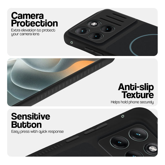 Dual Tone Silicone Grip Back Cover with Camera Protection for Motorola Moto Edge 70 Fusion 5G