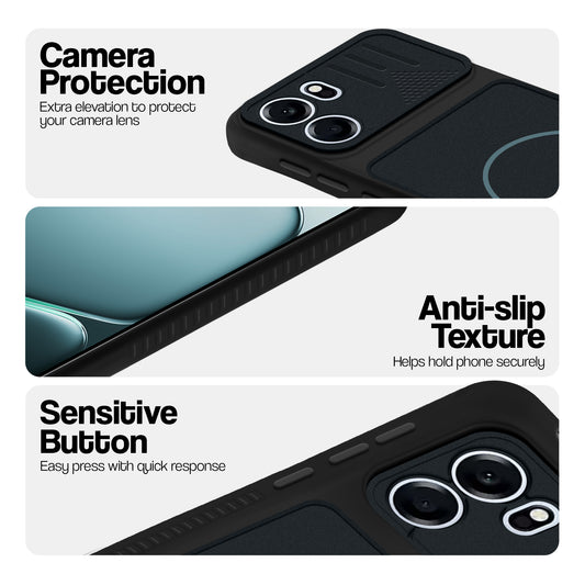 Dual Tone Silicone Grip Back Cover with Camera Protection for OnePlus Nord CE 6 5G