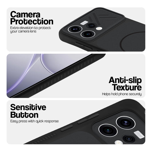 Dual Tone Silicone Grip Back Cover with Camera Protection for Oppo Reno 15 5G
