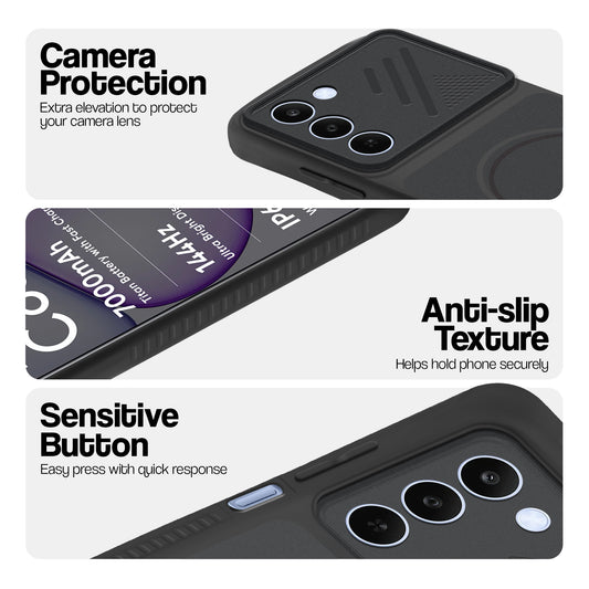 Dual Tone Silicone Grip Back Cover with Camera Protection for Realme C83 5G