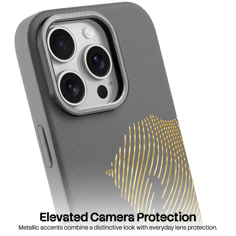Premium Horse Textured MagSafe Case for Apple iPhone 15 Pro Max with Metallic Camera Protection & Microfiber Lining