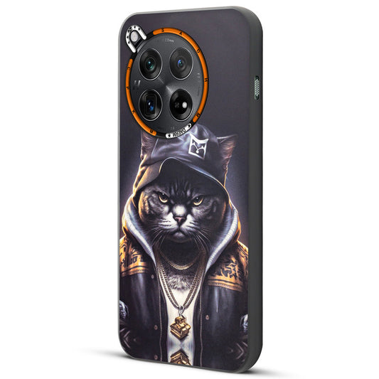 Dark Elegant Wild Creatures Printed Back Cases For OnePlus 12R 5g