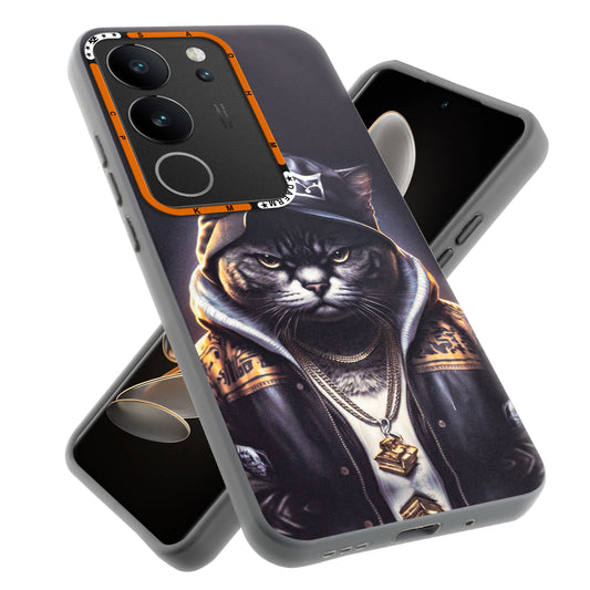 Dark Aesthetic Wild Animal Printed Back Cases For Vivo V29 5G
