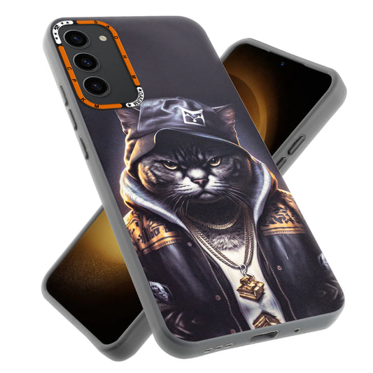 Dark Aesthetic Wild Animal Printed Back Cases For Samsung S23 5G