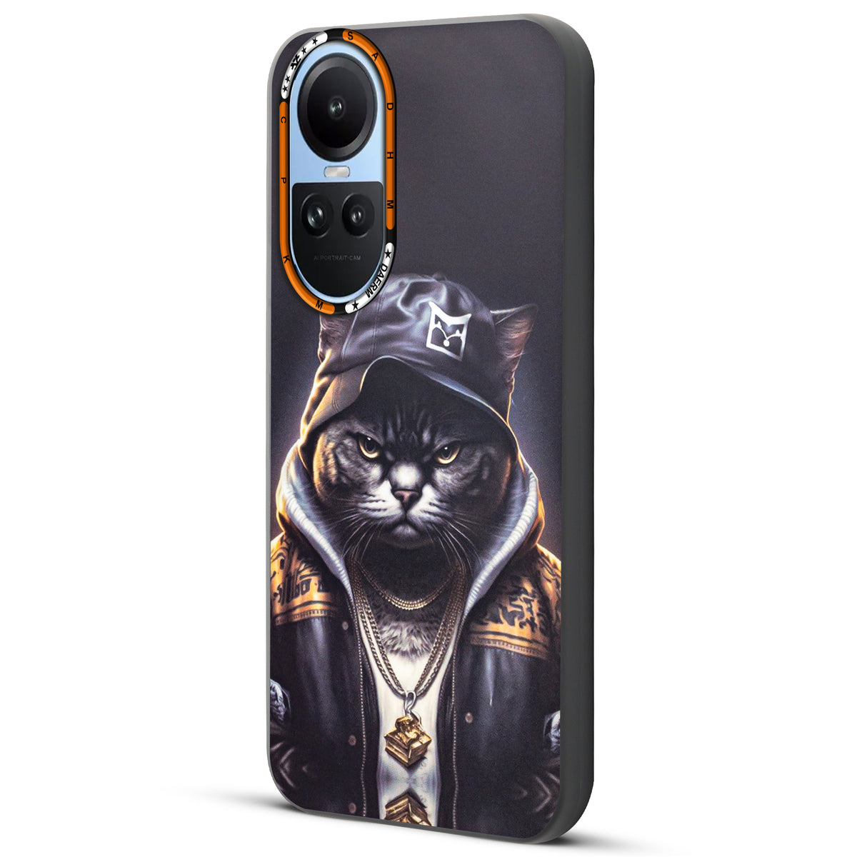 Dark Aesthetic Wild Animal Printed Back Cases For Oppo Reno 10 5G