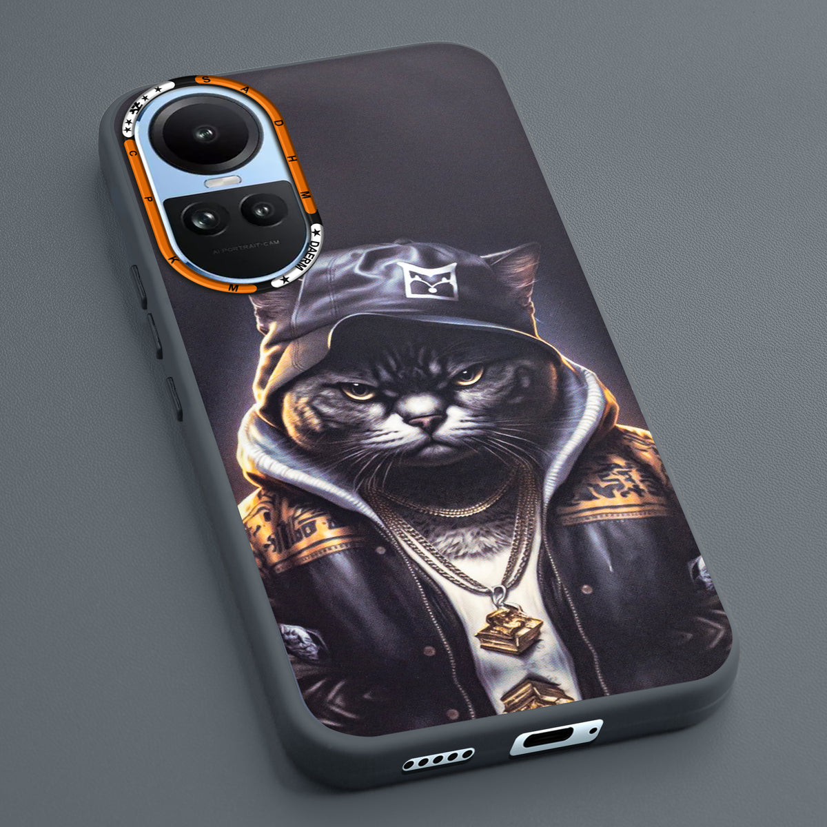 Dark Aesthetic Wild Animal Printed Back Cases For Oppo Reno 10 5G