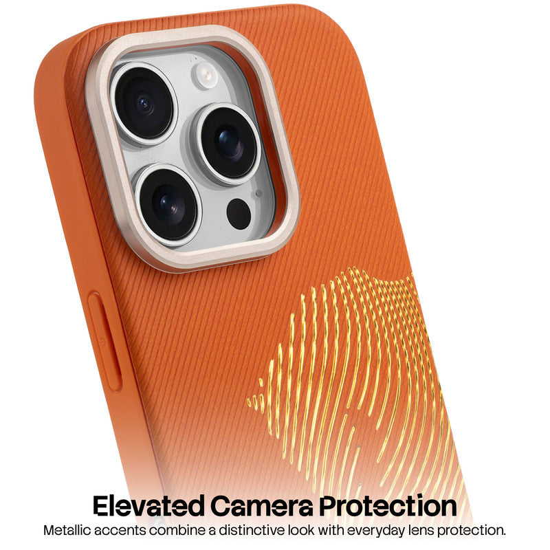 Premium Horse Textured MagSafe Case for Apple iPhone 15 Pro Max with Metallic Camera Protection & Microfiber Lining