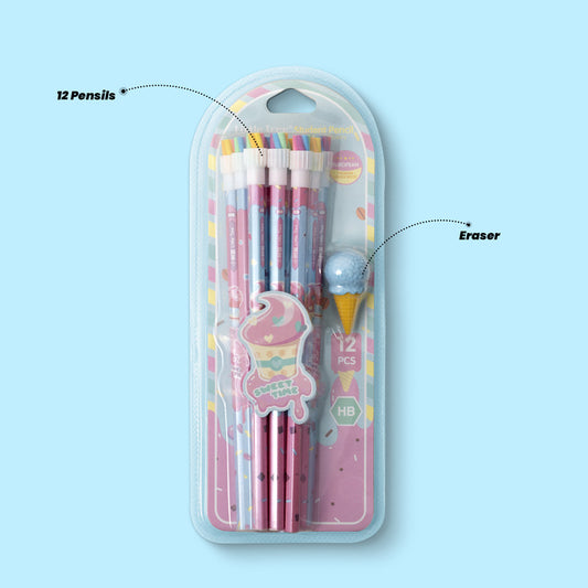 Cartoon Pencil Set