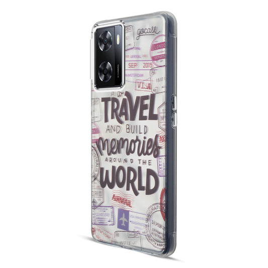 Wrinkle & Artistic Wave Printed Phone Case For Oppo A57 4G