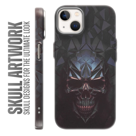 Nightfall Skull Cluster Design With Hard Back Case For Apple iPhone 15 Plus