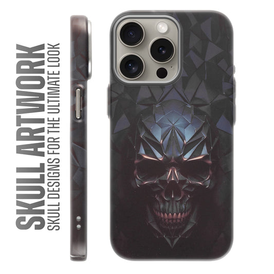 Nightfall Skull Cluster Design With Hard Back Case For Apple iPhone 15 Pro