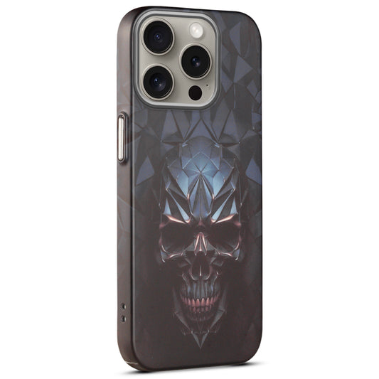 Nightfall Skull Cluster Design With Hard Back Case For Apple iPhone 15 Pro