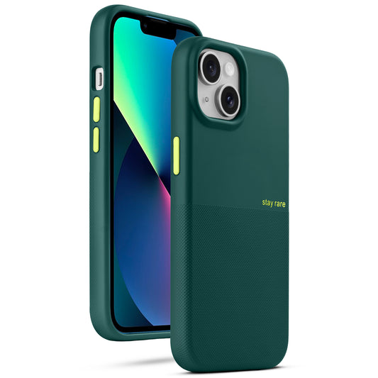 Premium Soft Silicone Back Cover for Apple iPhone 13 with Wireless Charging Support & Microfiber Interior