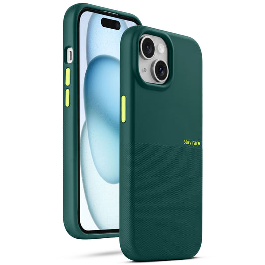 Premium Soft Silicone Back Cover for Apple iPhone 15 with Wireless Charging Support & Microfiber Interior