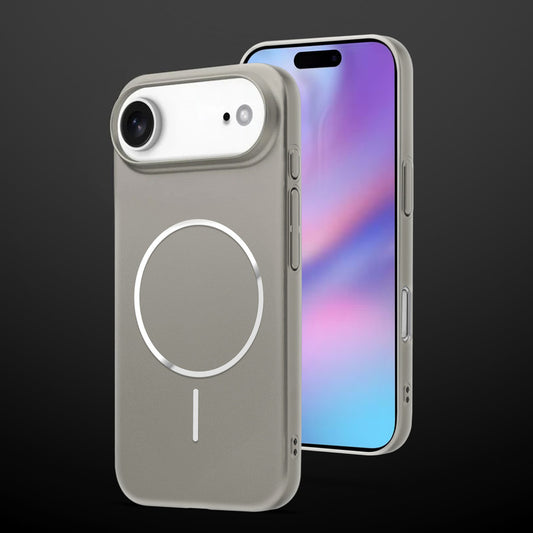 Slim Metallic Texture Wireless Charging MagSafe Case for Apple iPhone 17 Air