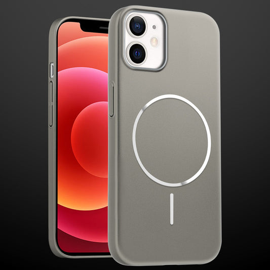 Slim Hard Shell Back Case for Apple iPhone 12 , Shiny Finish with Built in MagSafe Support