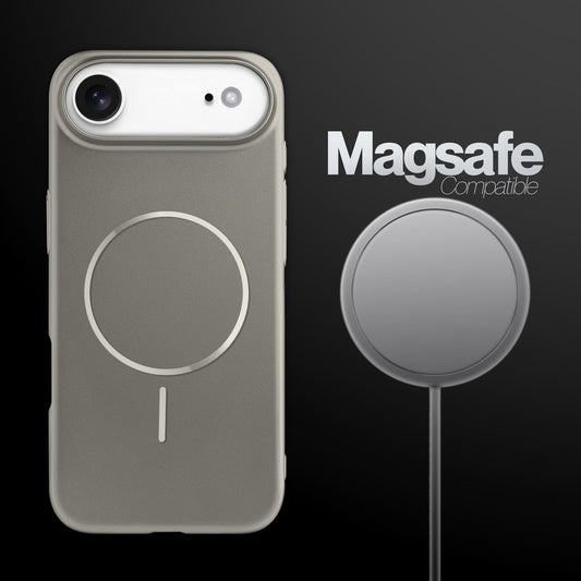 Slim Hard Shell Back Case for Apple iPhone 17 Air , Shiny Finish with Built in MagSafe Support