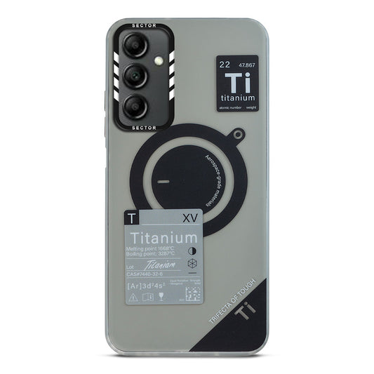 Mechanical Circuit Sector Print Hard Back Cover For Samsung A14 4G