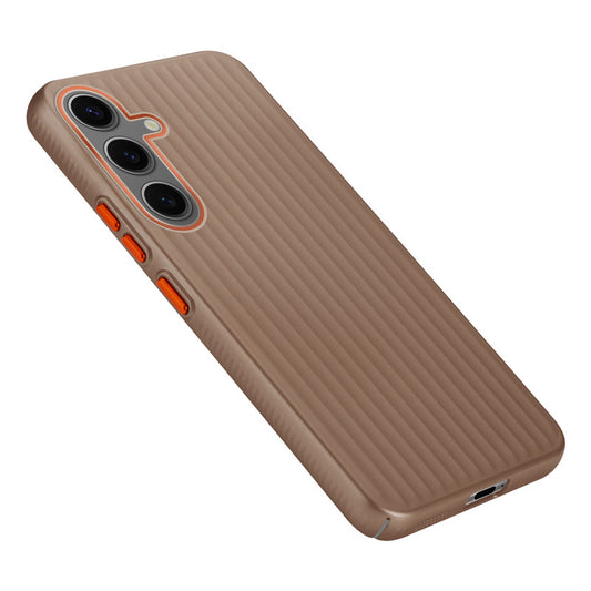 Titanium Grid Armor Hard Back Case For Samsung S24 5G