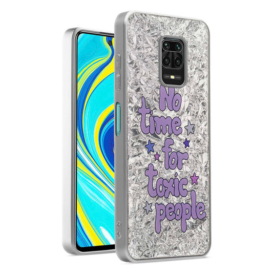 Shining Glossy Gradient Glitter Phone Back Cover Case for Redmi Note 9 Pro