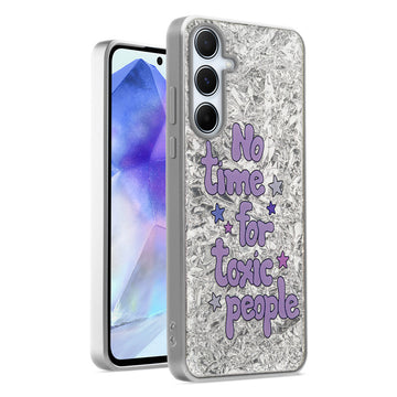 Shining Glossy Gradient Glitter Phone Back Cover Case for Samsung A55 5G
