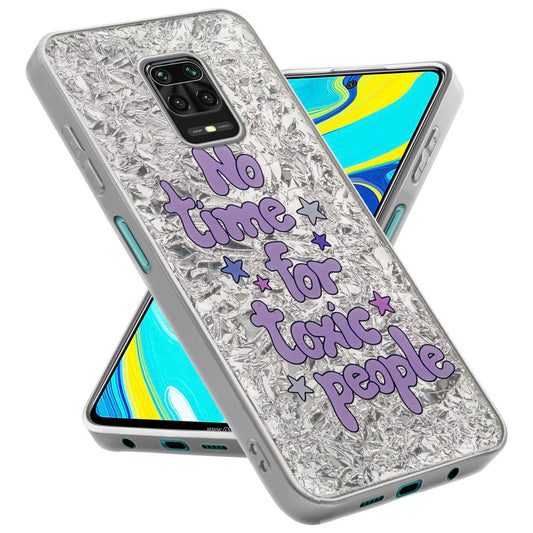 Shining Glossy Gradient Glitter Phone Back Cover Case for Redmi Note 9 Pro