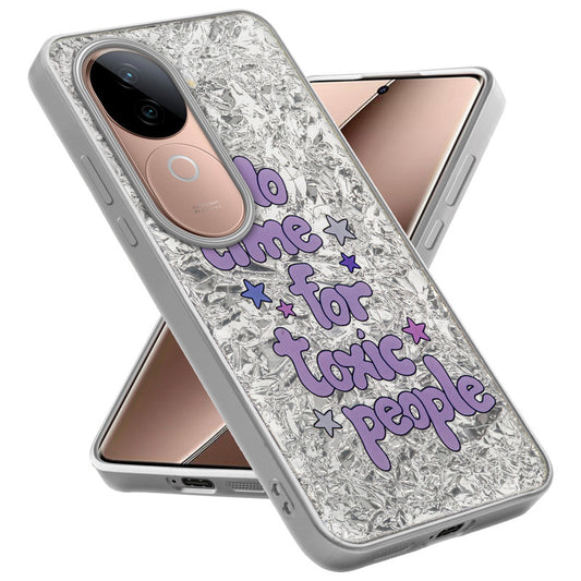 Shining Glossy Gradient Glitter Phone Back Cover Case for Vivo V40e 5G