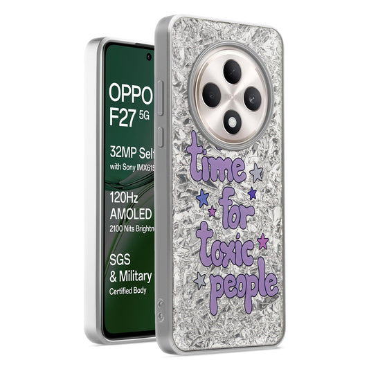 Shiny Foil Back Case for Oppo F27 5G