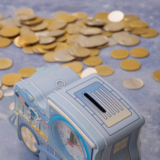 Engine Shaped Piggy Bank