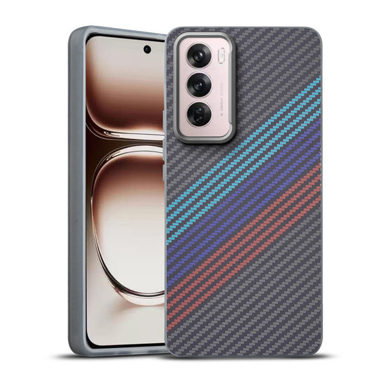 Elegant Hybrid Pattern Design Back Case For Oppo Reno 12 Pro 5G