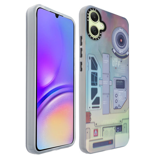 Colorful Reflective Circuit Prints Hard Back Protector Case For Samsung A05