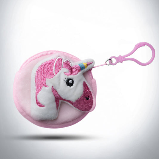 Cute 3D Multipurpose Fluffy Pouch - 3D Unicorn