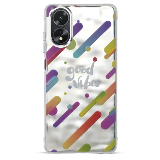 Wrinkle & Artistic Wave Printed Phone Case For Oppo A18