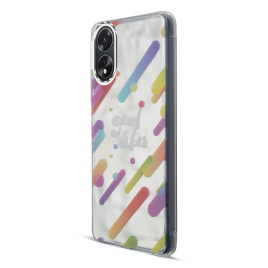 Wrinkle & Artistic Wave Printed Phone Case For Oppo A18