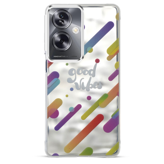 Wrinkle & Artistic Wave Printed Phone Case For Oppo A79 5G