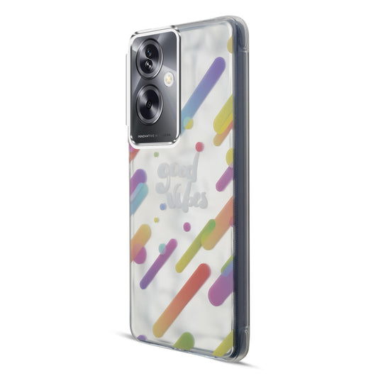 Wrinkle & Artistic Wave Printed Phone Case For Oppo A79 5G