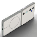 Slim silicone White phone case for Vivo T3 Ultra 5G side angle view showing grip texture and precise cutouts