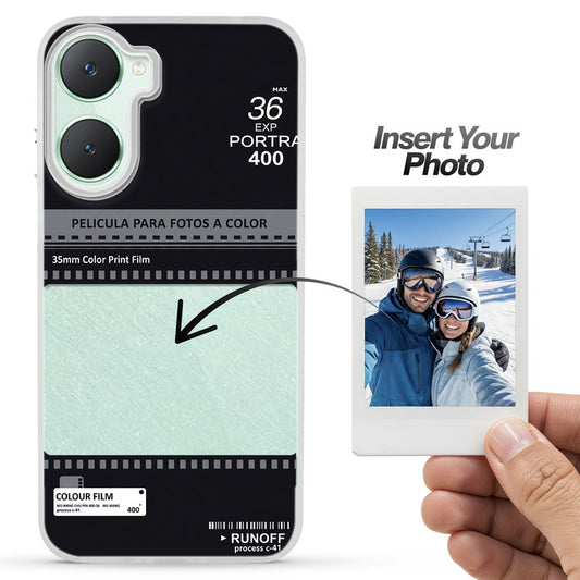 Designer Cover Case with Customizable Transparent Slot for Personalised Photos For Vivo T3 lite 5G